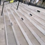 Schodiště s osvětlením DOCK Praha Libeň